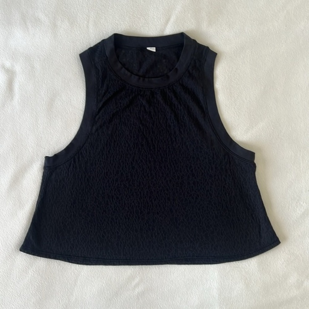 lululemon athletica Black Sleeveless Top